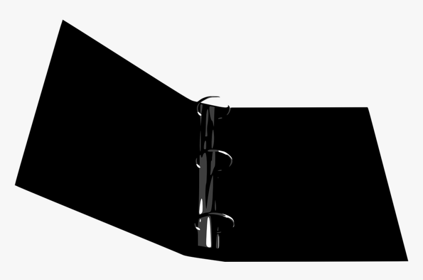 Ring And White,rectangle - 3 Ring Binder Clip Art, HD Png Download