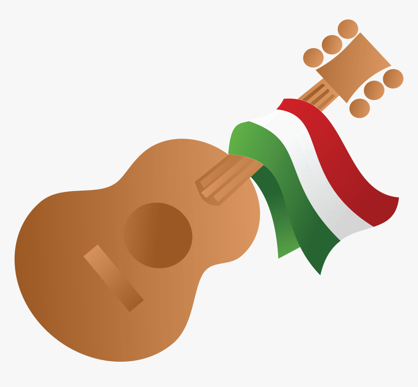 Free Clipart Of A Mexican Flag Draped On A Guitar - Cinco De Mayo Png, Transparent Png