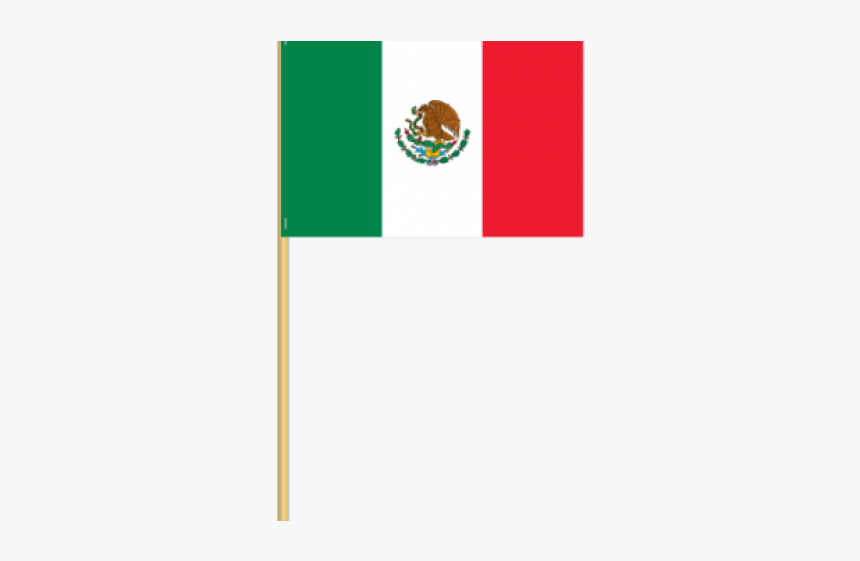 Mexico Flag Png Transparent Images - Mexican Flag On A Stick, Png Download