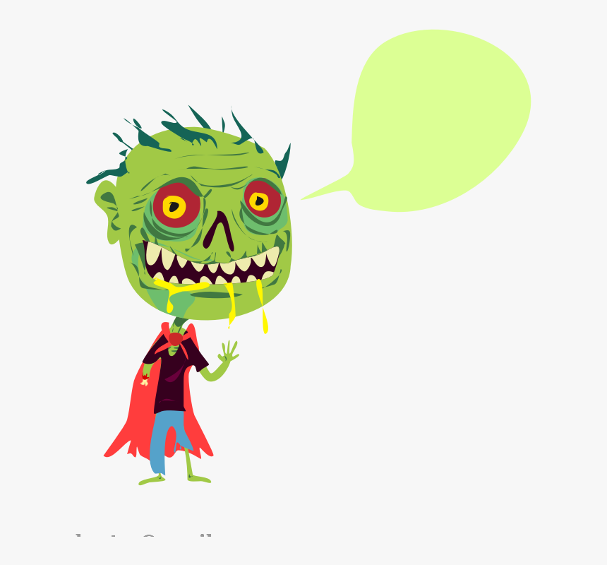 Transparent Zombies Clipart - Cartoon, HD Png Download