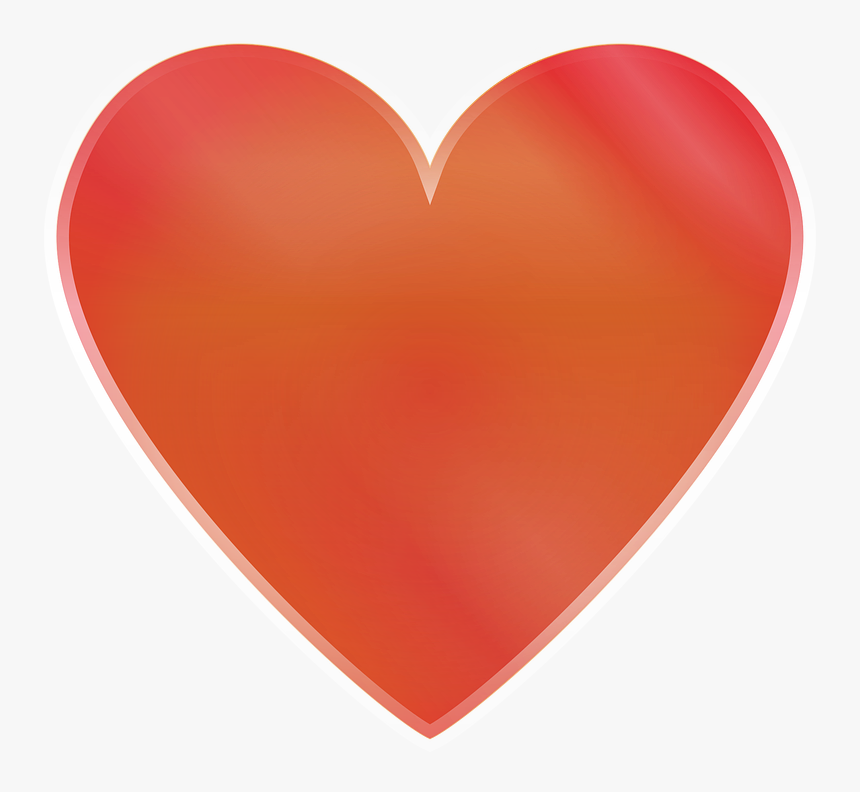 Vector, Heart, Red - Hjerte Vektor, HD Png Download