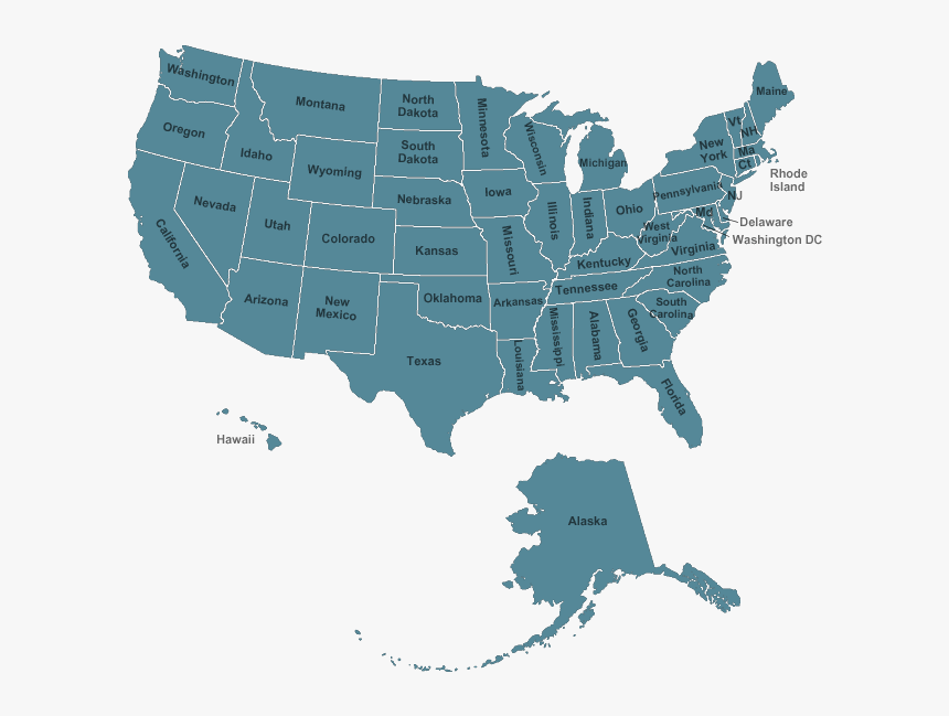 Usa Map Hoagie Grinder Sub Map, HD Png Download , Transparent Png