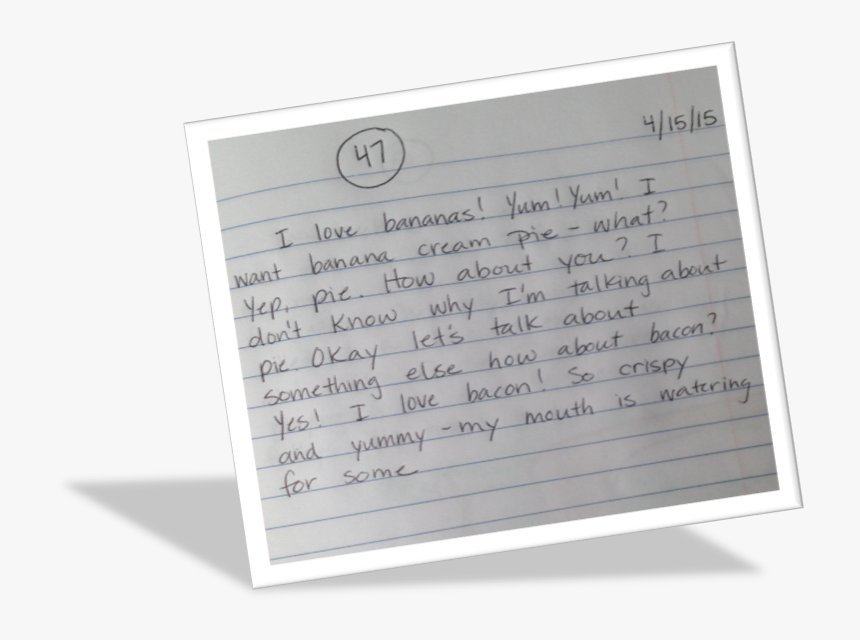 Writingwarmup1 - Handwriting, HD Png Download