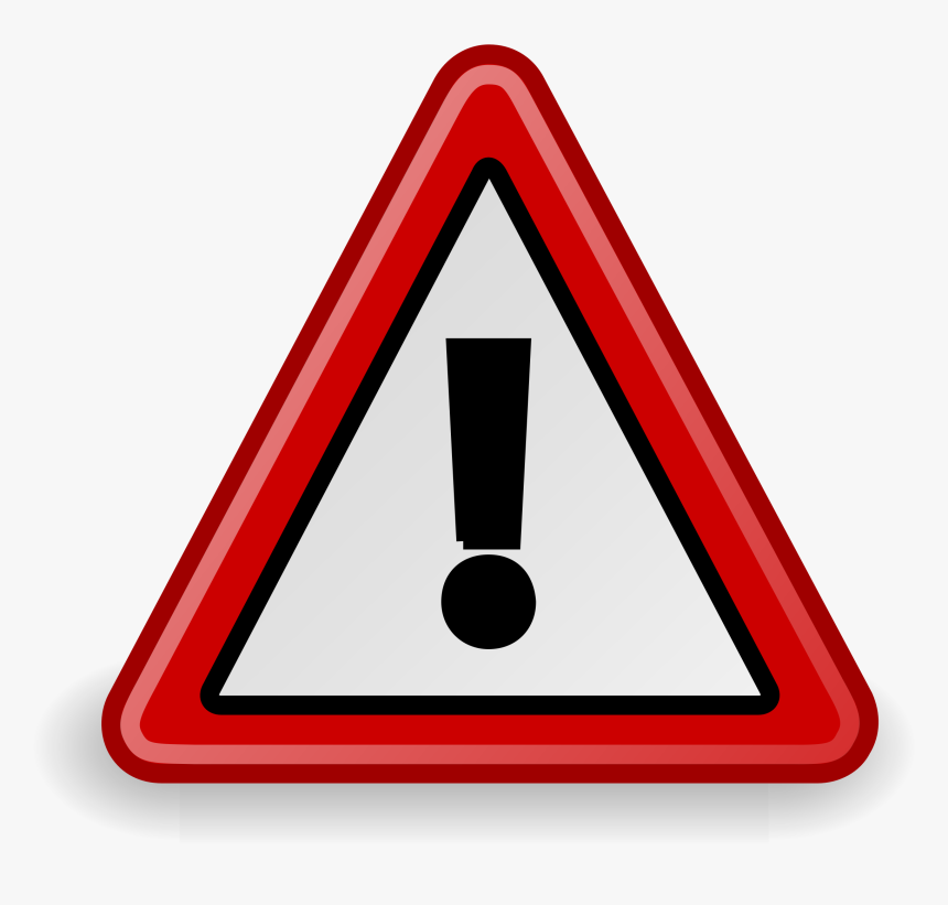 Tango Dialog Warning Clip Arts - Transparent Warning Signs Clipart, HD Png Download