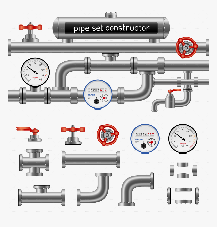 Gas Pipe Constructor, HD Png Download