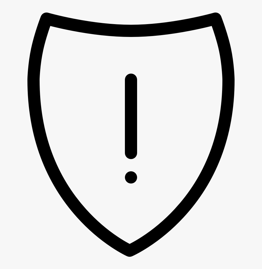 Warning Security Shield Warning - Circle, HD Png Download