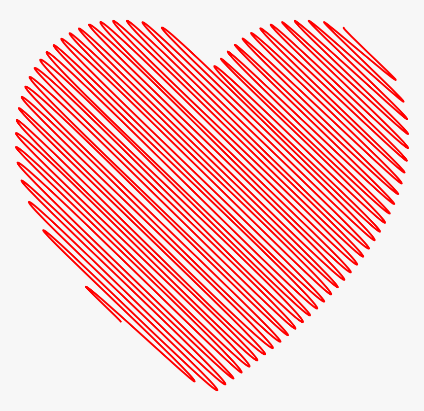 Scribble Heart - Transparent Scribble Heart Png, Png Download