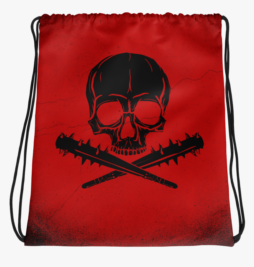 Skull And Crossbones Over Old Damaged Map , Png Download - Skull, Transparent Png