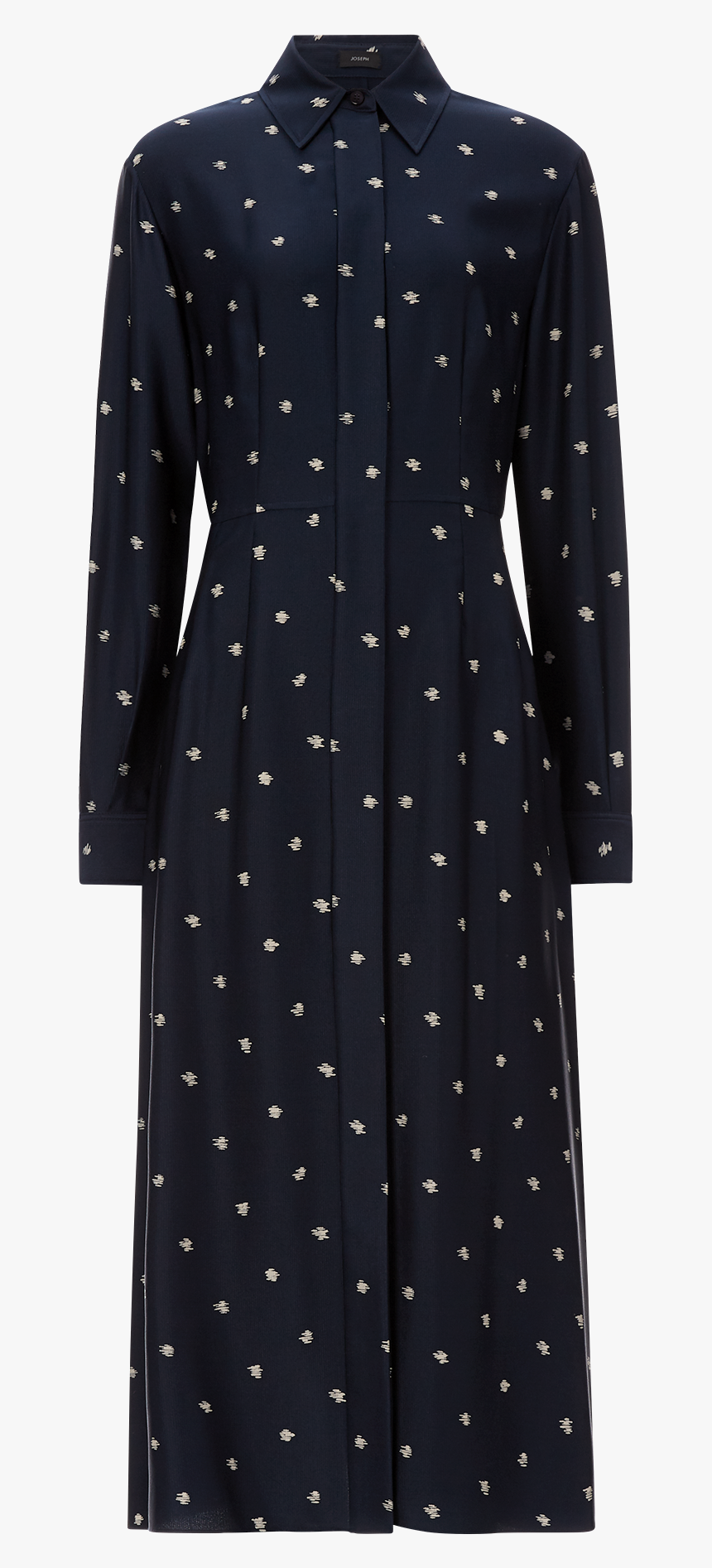 Joseph, Turner Scribble Spot Dress, In Navy - Polka Dot, HD Png Download