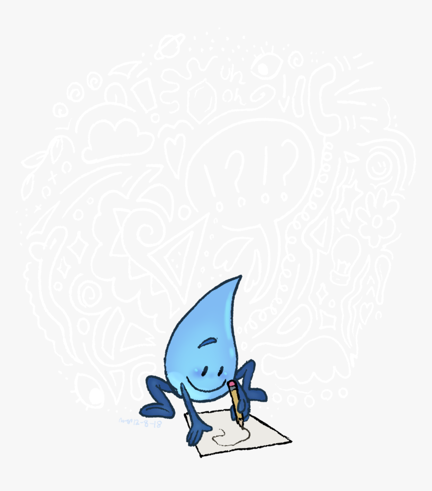 Transparent Scribble Clipart - Battle For Bfdi Teardrop, HD Png Download