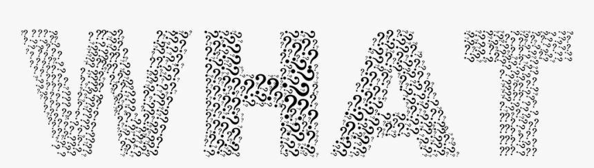 What, Question Marks, Unknown, Ask, Typography, Type - Line Art, HD Png Download