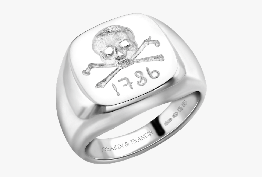 Mens Skull And Crossbones Ring, HD Png Download