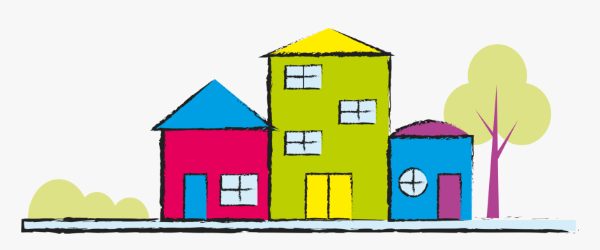 Art,area,house - House And Building Art Clip, HD Png Download