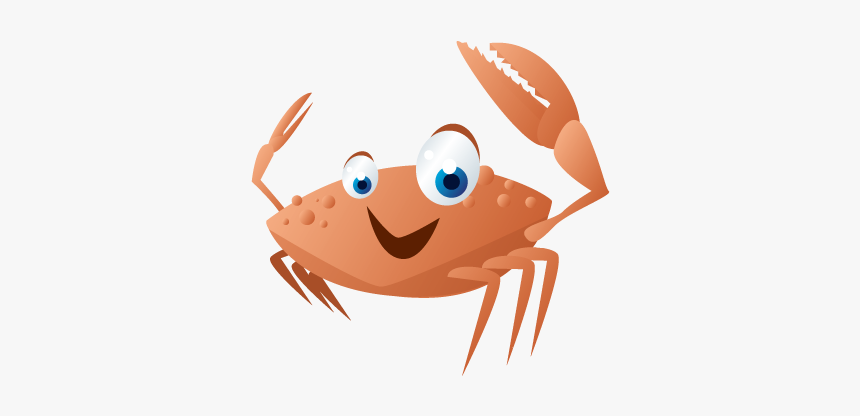River Crab Cartoon - Bits De Inteligencia Animales Del Mar, HD Png Download