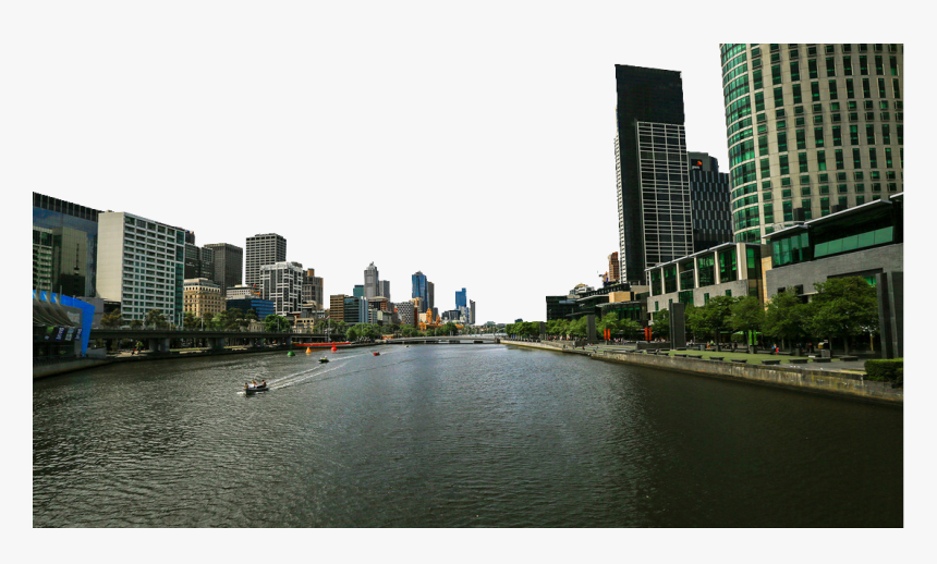Buildings By The River Png Image, Transparent Png