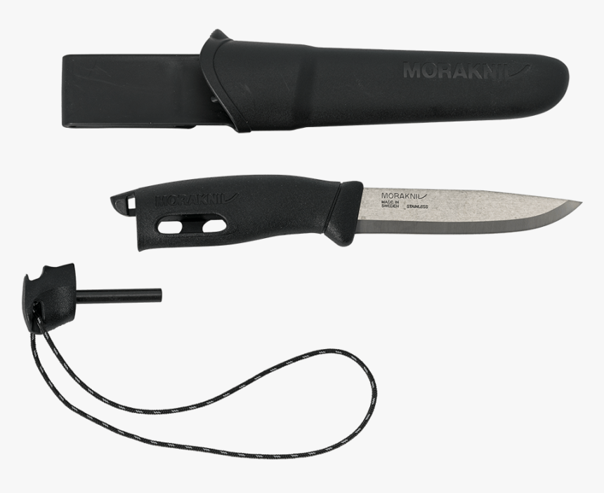 Companion Spark Black - Morakniv Companion Spark Black, HD Png Download