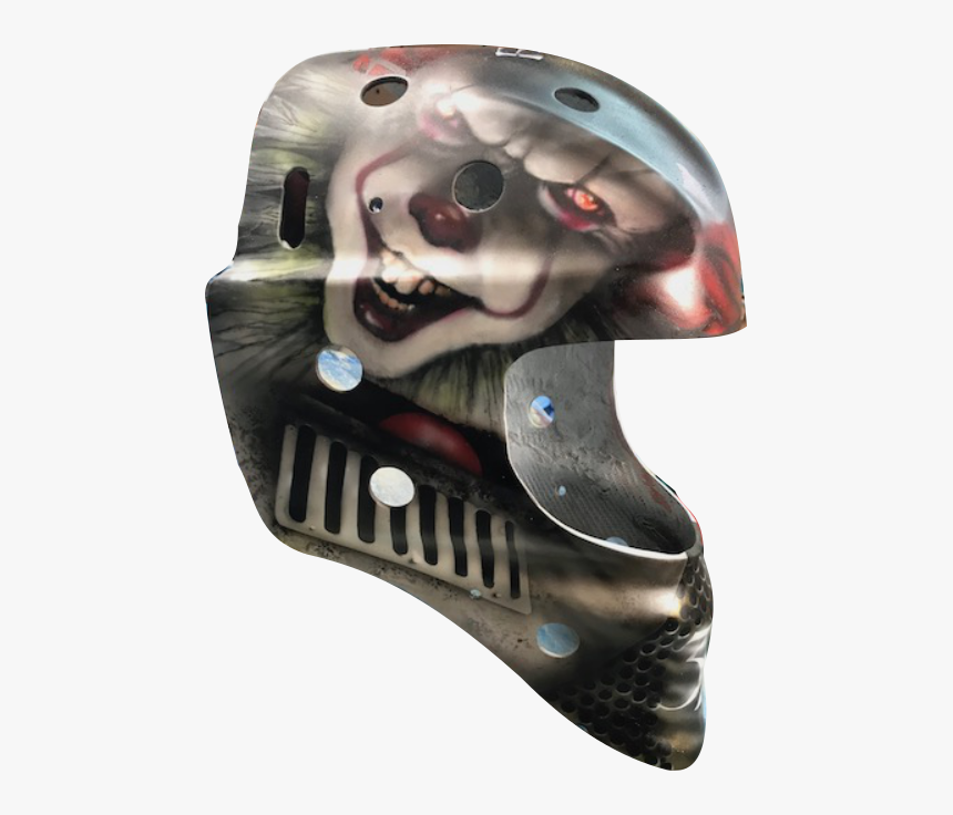 Pennywise Airbrush Eishockey Helm, HD Png Download