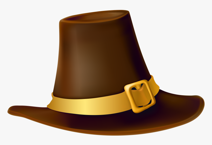 Clip Art Pilgrim Hat Transparent Background - Cowboy Hat, HD Png Download