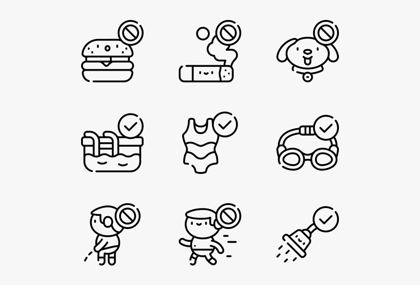 Food Icons Png, Transparent Png