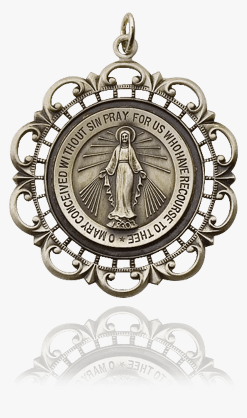 Miraculous Medallion With Filigree Frame - Mandala, HD Png Download