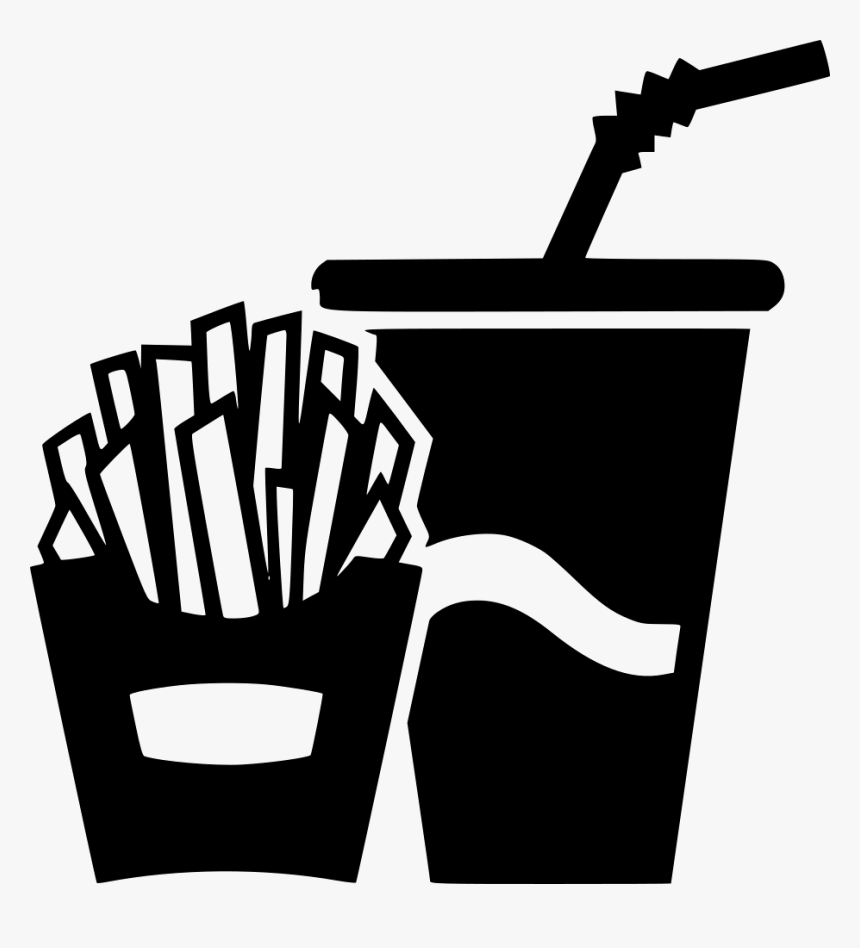 French Fries Potato Soda Paper Cup - French Fries Icon Png, Transparent Png