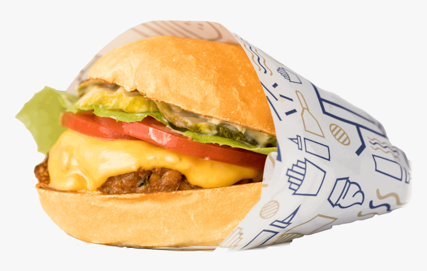 Cheeseburger Hamburger Buffalo Burger Slider Veggie - Fast Food, HD Png Download