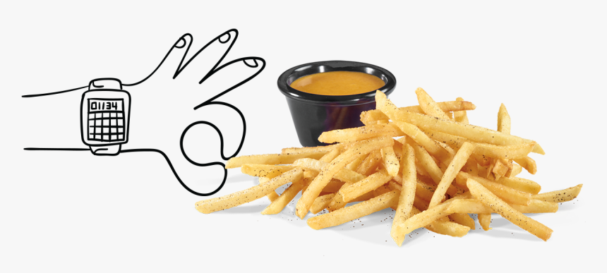 Fries, Cheeseburger Tacos - French Fries, HD Png Download