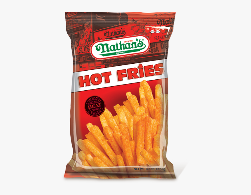 Hot Fries - Nathan's Hot Dogs, HD Png Download