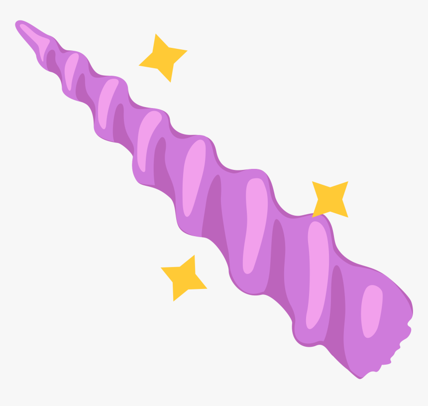 Unicorn Horn Clip Art - Unicorn Horn Clipart Transparent, HD Png Download
