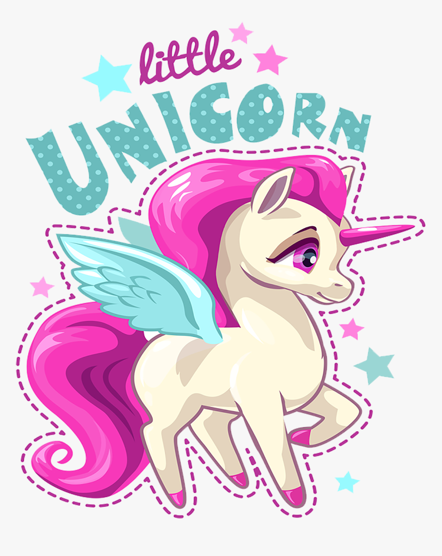 Womens Unicorn Horn Shirt - Cartoon, HD Png Download