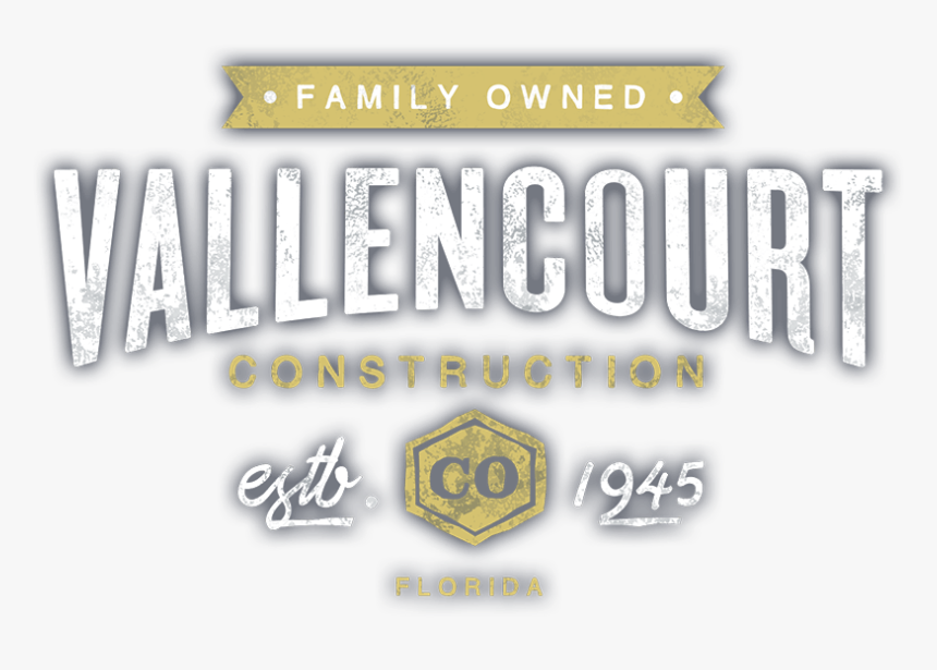 Family Owned Vallencourt Construction Co - Vallencourt Construction Logo, HD Png Download