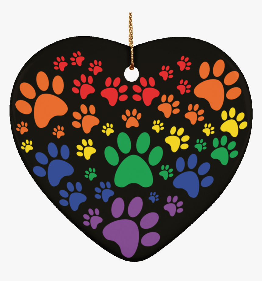 Rainbow Paw Png - Pata Amada, Transparent Png
