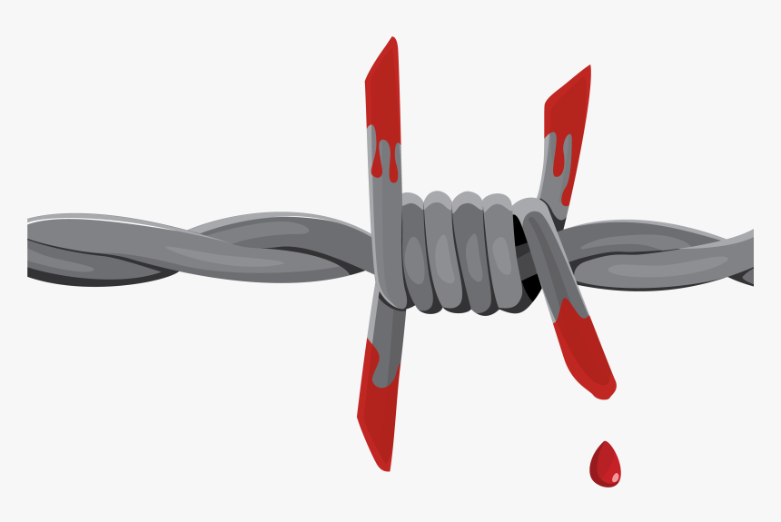 Bloody Barbed Wire - Bloody Barbed Wire Png, Transparent Png