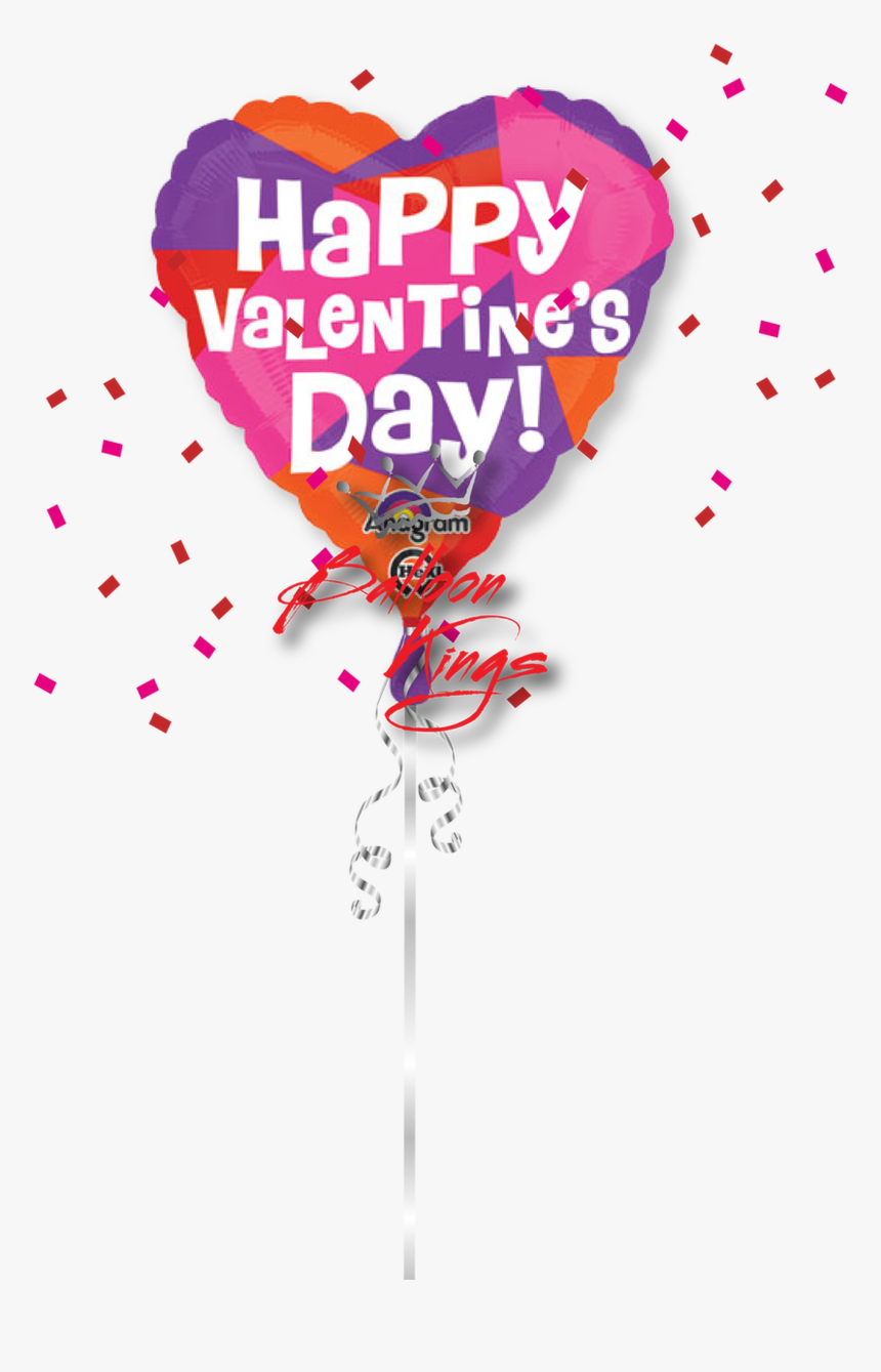 Happy Valentines Day Color Block - Heart, HD Png Download