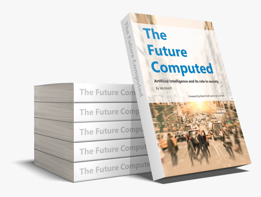 Photo Of A Stack Of Books Entitled The Future Computed - The Future Computed: Artificial Intelligence And Its, HD Png Download