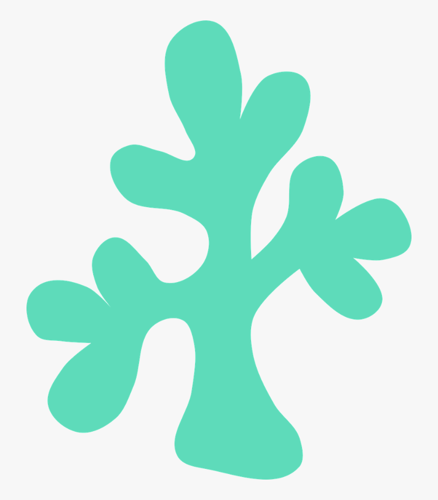 Coral Clipart Green Coral - Clip Art Under The Sea, HD Png Download