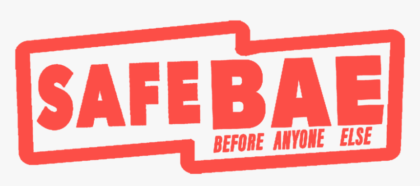Safebae Logo Coral - Poster, HD Png Download