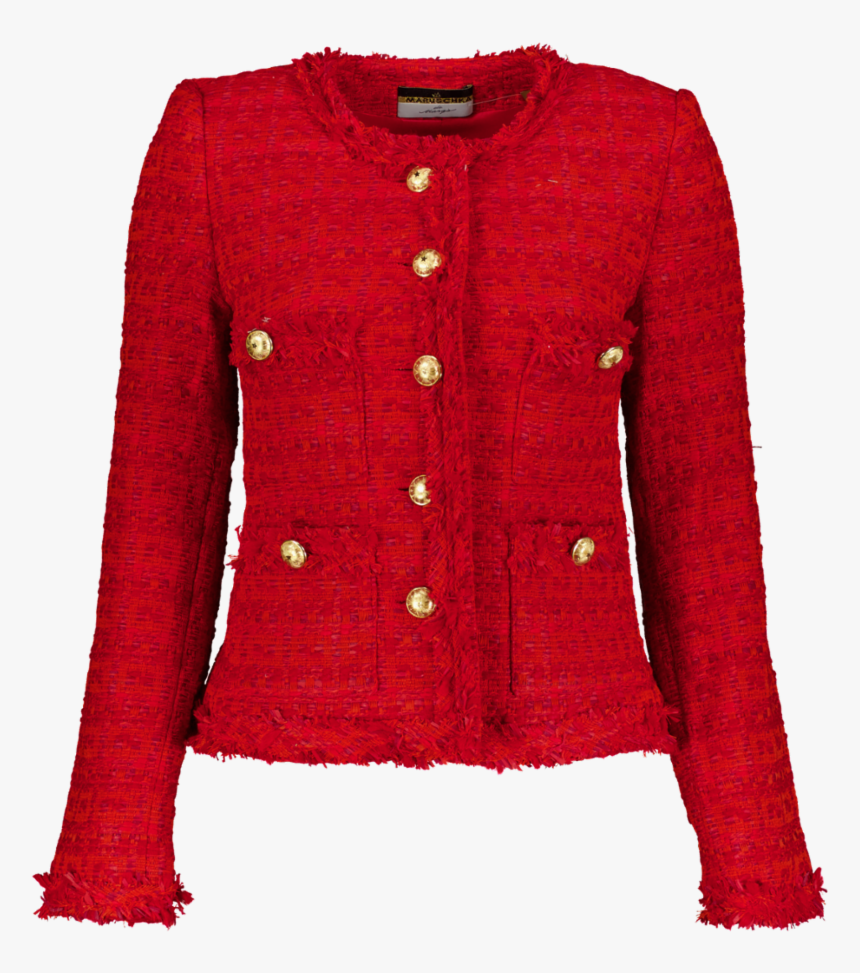 Mtweed Coral Red Front 1200x800fixed- Png - Cardigan, Transparent Png