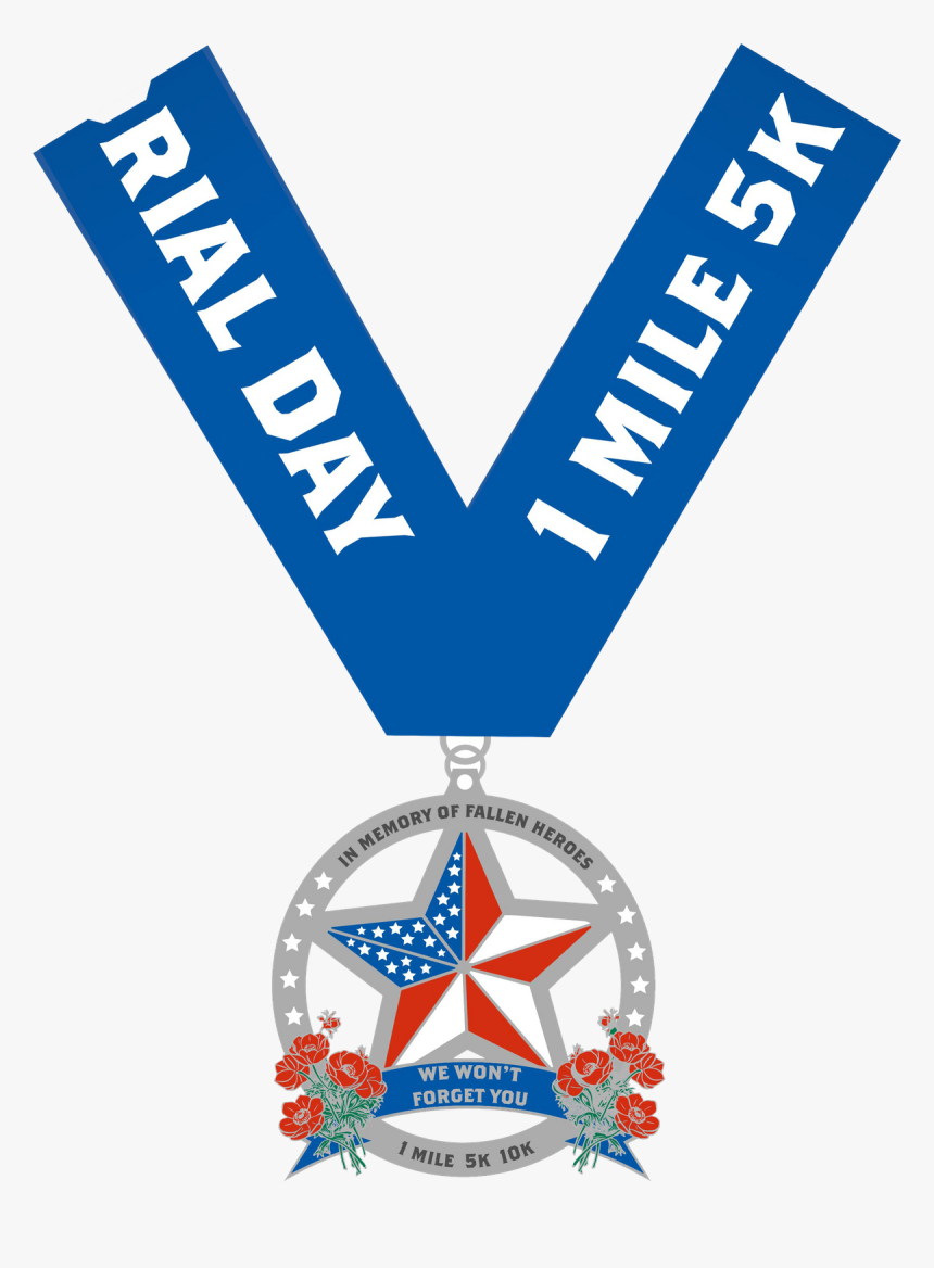 Transparent Happy Memorial Day Png - Memorial Day Race Medal, Png Download