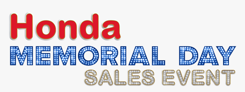 Honda Memorial Day Logo - Electric Blue, HD Png Download