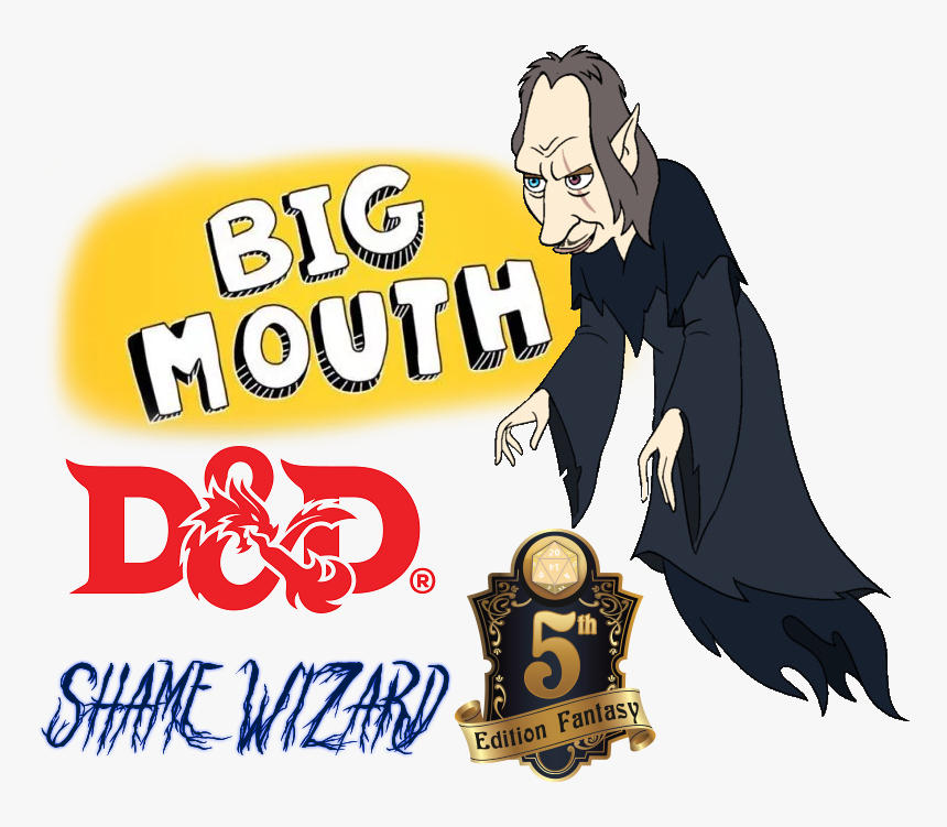 Big Mouth D&d 5e Shame Wizard - Big Mouth Season 3, HD Png Download
