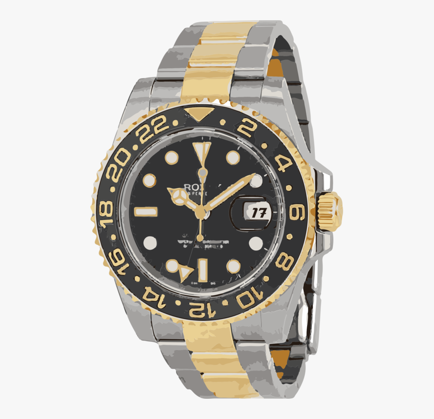 Watch Accessory,brown,metal - Rolex Gmt Master Ii, HD Png Download