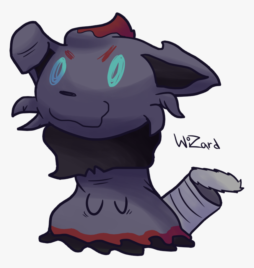Evil Wizard Png - Zorua Mimikyu, Transparent Png