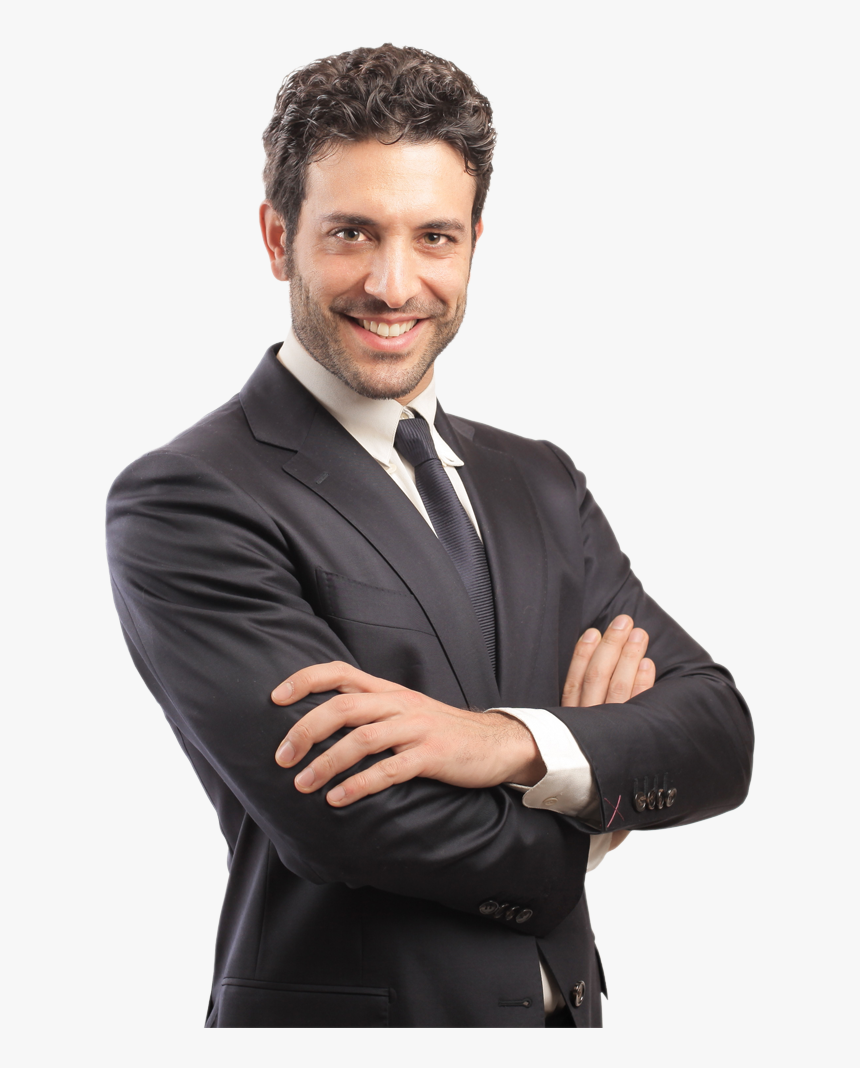 Entrepreneur Download Png Image - Man In Suit With Arms Folded, Transparent Png