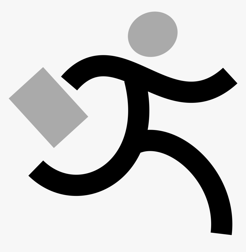 Running Businessman Clip Arts - Running Businessman Clipart, HD Png Download