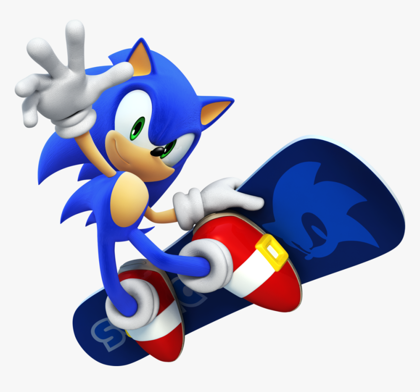 Download Sonic The Hedgehog Png - Sonic At The Olympic Winter, Transparent Png