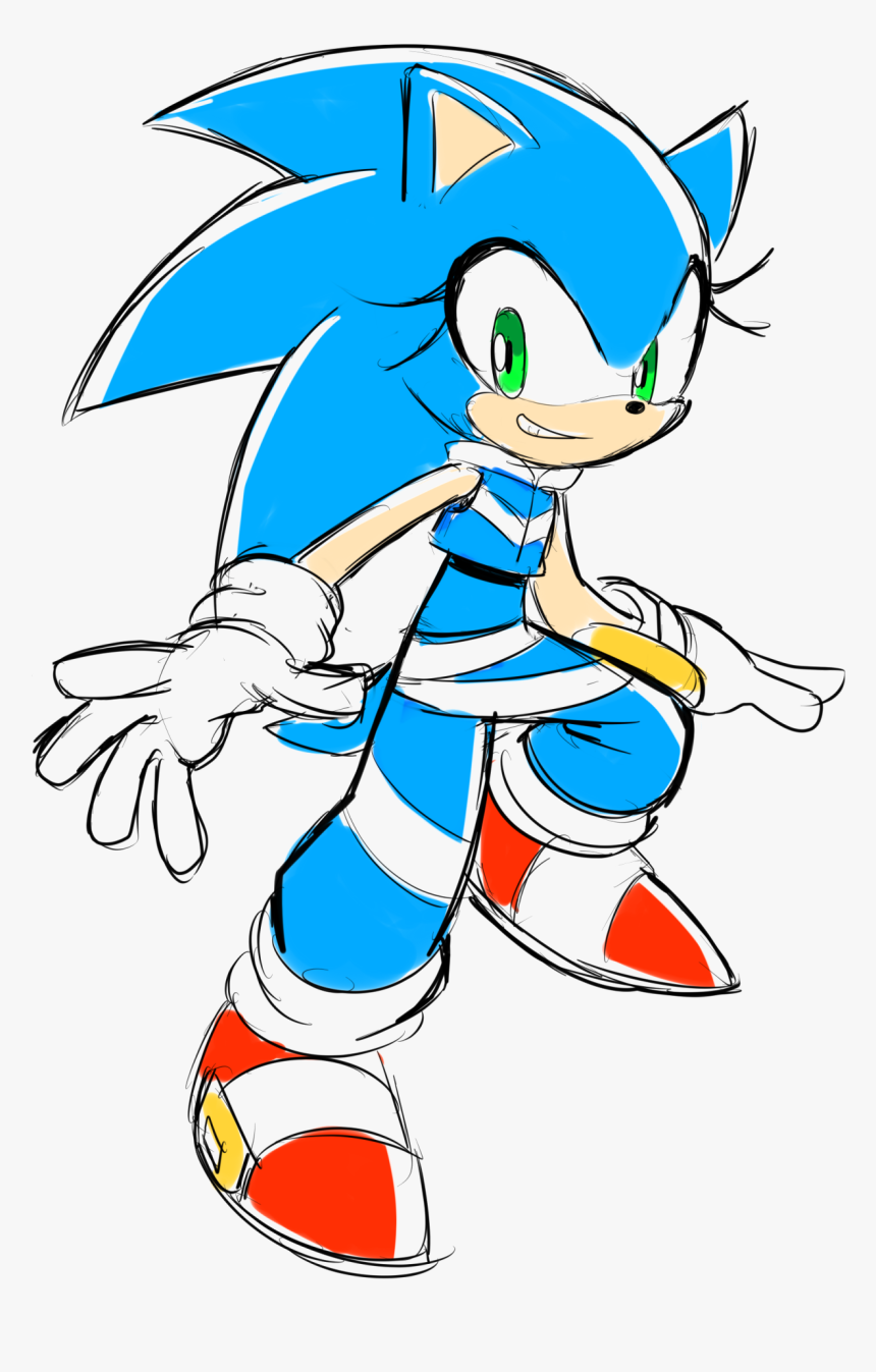 Sonic The Hedgehog Png Image Background - Sonic The Hedgehog Gender Bender Sonic, Transparent Png