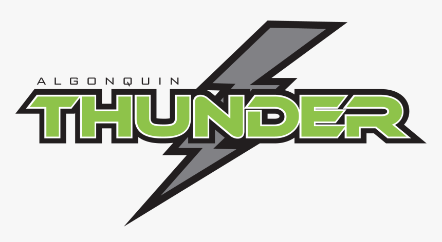 Algonquin Thunder - Algonquin Thunder Logo Basketball, HD Png Download