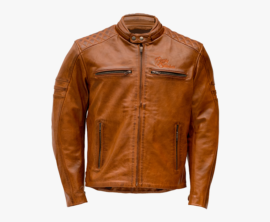 Jari-front - Rusty Stitches Jari Motorcycle Leather Jacket, HD Png Download