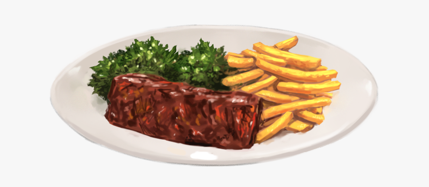 Steak And Fries Png, Transparent Png
